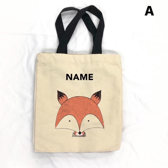 Personalized Animal Theme Tote Bags - Picture 3 of 7